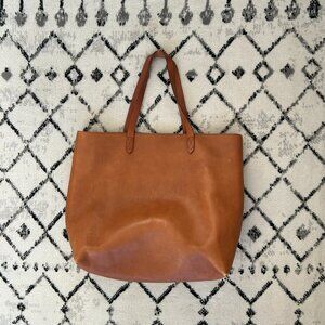 Madewell Leather Transport Tote Bag
